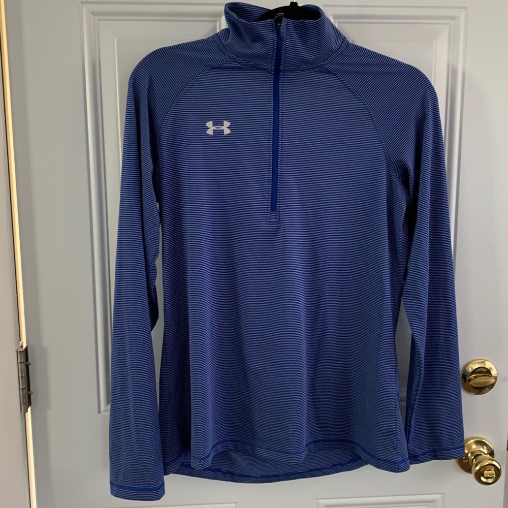Under Armour Striped Quarter-zip - size small